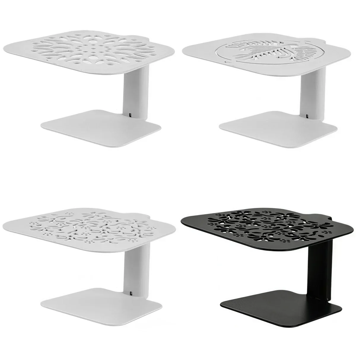 Estante de pesaje de café, soporte de marco de báscula, altura ajustable para máquina de café expreso, estante de pesaje de café, estructura firme para elevación