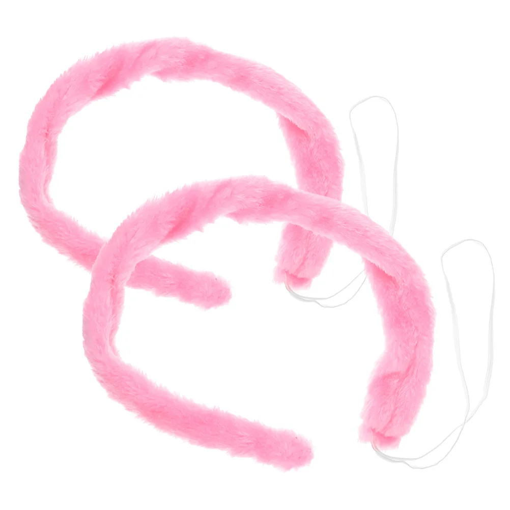 

2pcs Animal Tail Prop Fabric Comfortable Wear For Cosplay Halloween Party Performance Dress Up Animal Costumes Tail Halloween