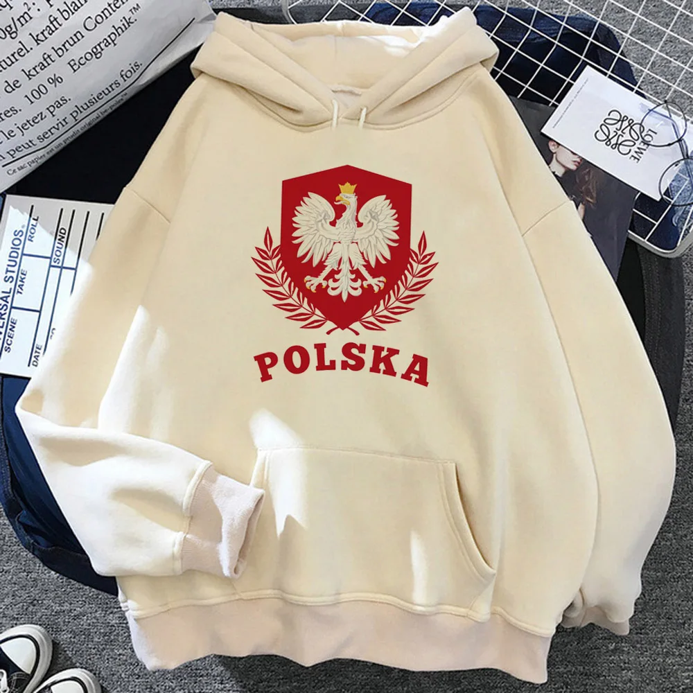 

Poland hoodie anime sweater comfortable anime kawaii girl hoddie Y2K modern style comfortable