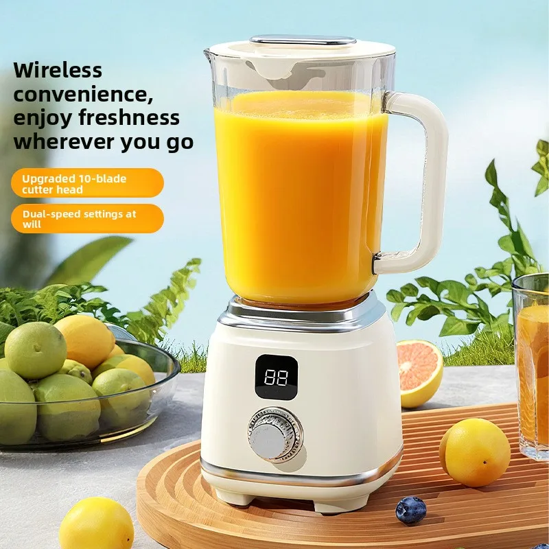 เครื่องคั้นน้ำผลไม้แบบพกพาสำหรับใช้ในครัวเรือน ความจุขนาดใหญ่ คั้นน้ำผลไม้ได้รวดเร็ว เหมาะสำหรับใช้ในบ้าน