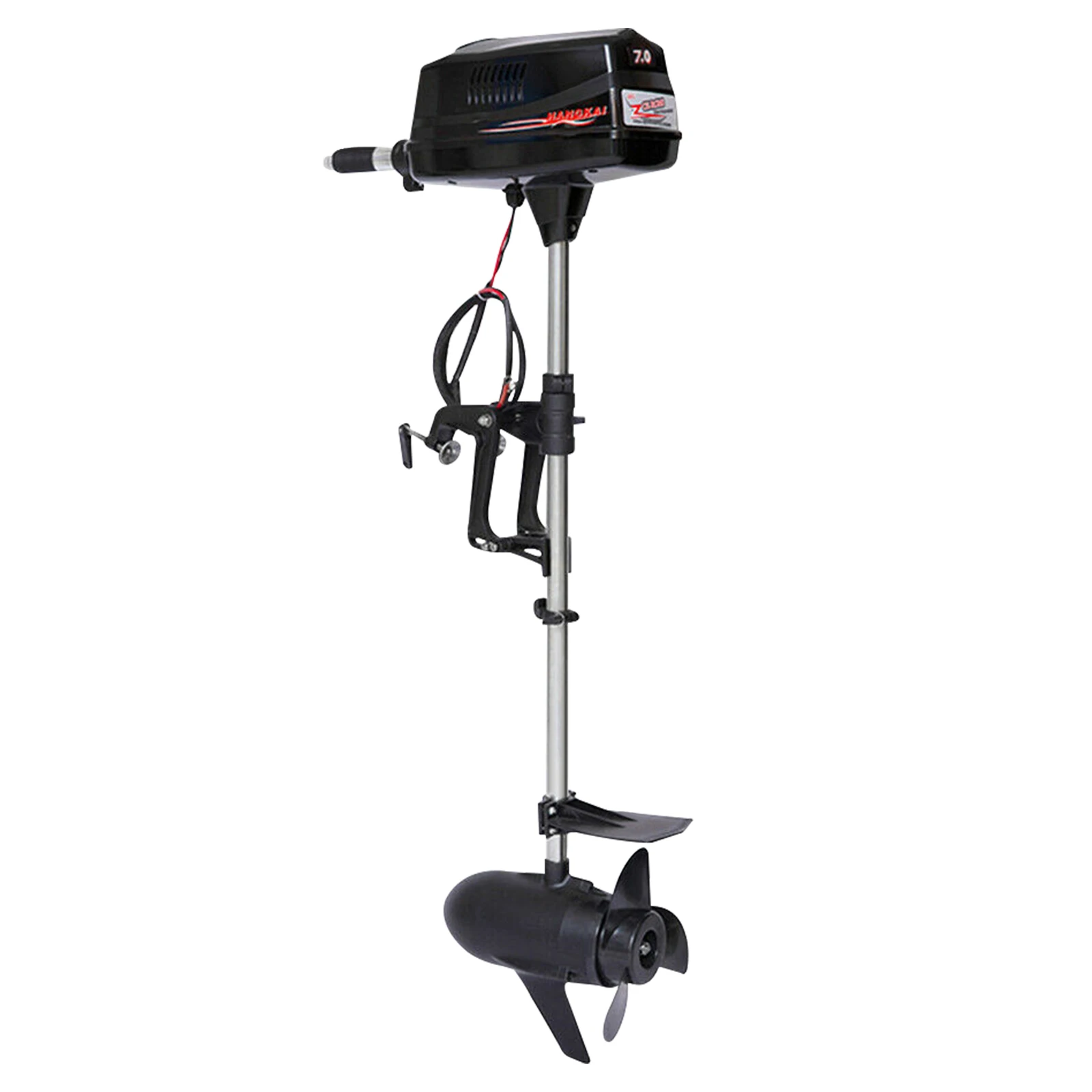 48V 7HP Electric Brushless Trolling Outboard Motor Tiller Control Low Energy Consumption Inflatable/Fishing Boat Engin