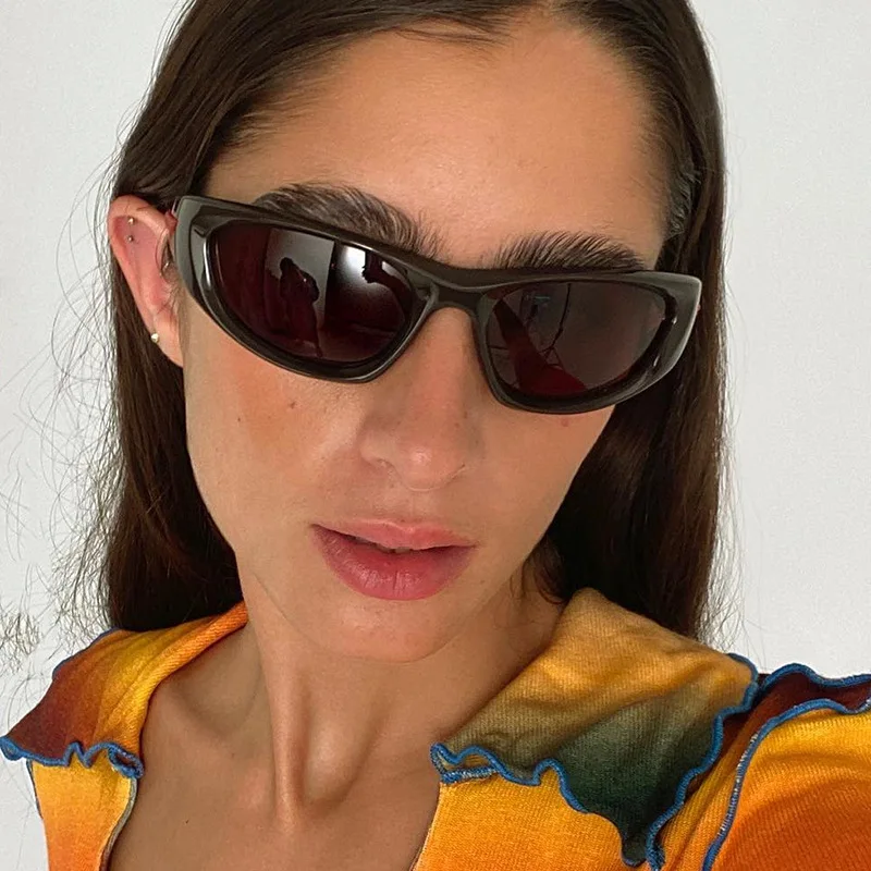 

Y2k Street Cool женские модные солнцезащитные очки, подходящие для вечеринок и отпуска, мужские аксессуары