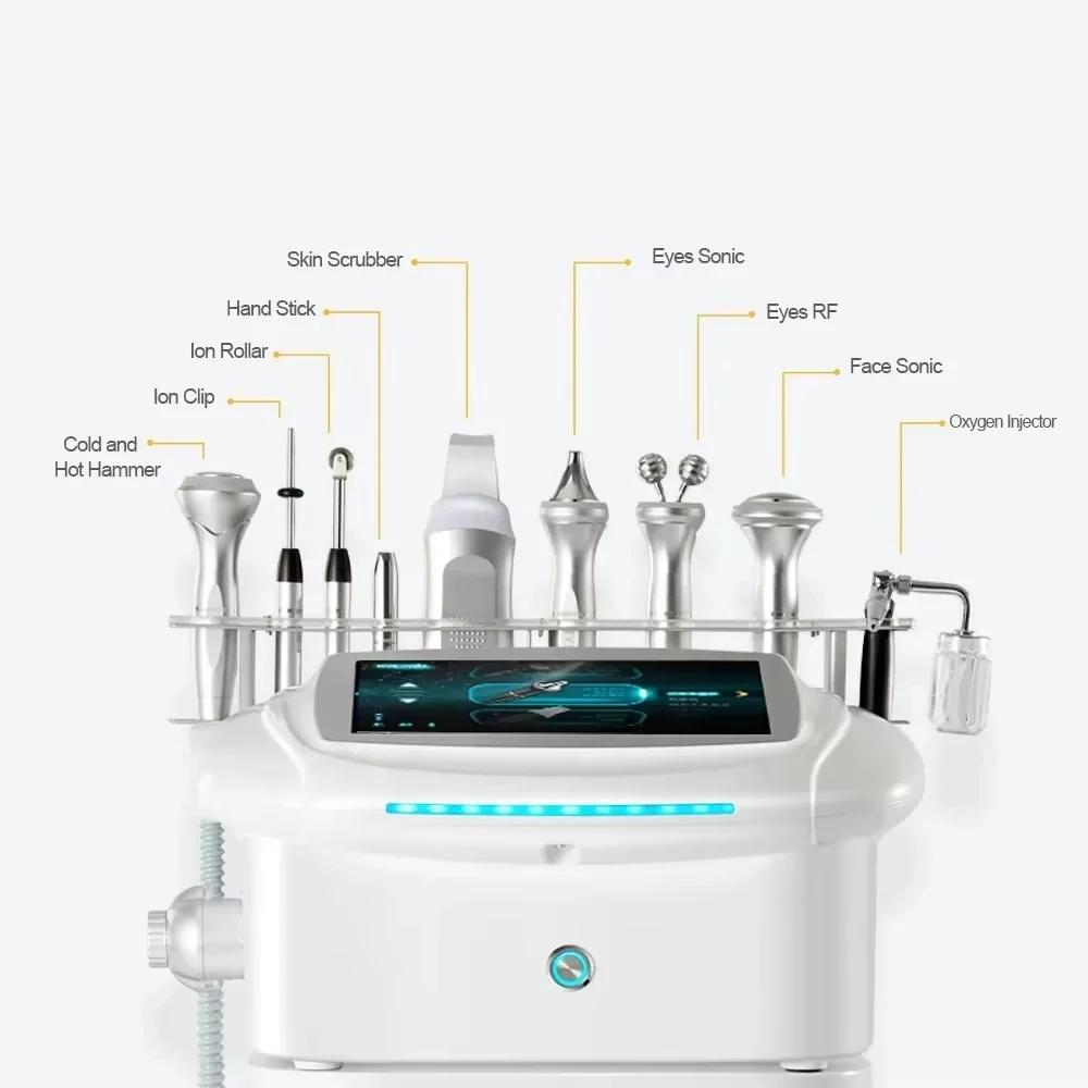 9 In 1 Hydra Professional Machine Aqua Facial Device New Beauty Health  Solution Aquaskin Smart Multifunction Oxygen  NEW 11