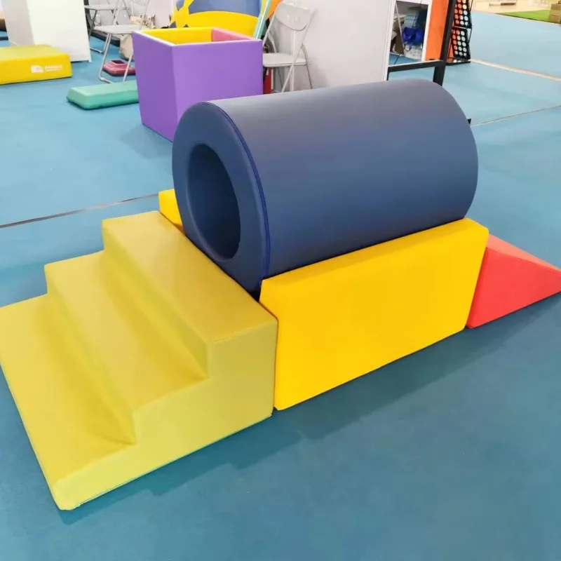 Soft PU Leather Baby Foam Climbing Toy Toddler Climbing Block Set Indoor Climbing Activity Soft Game Block Set