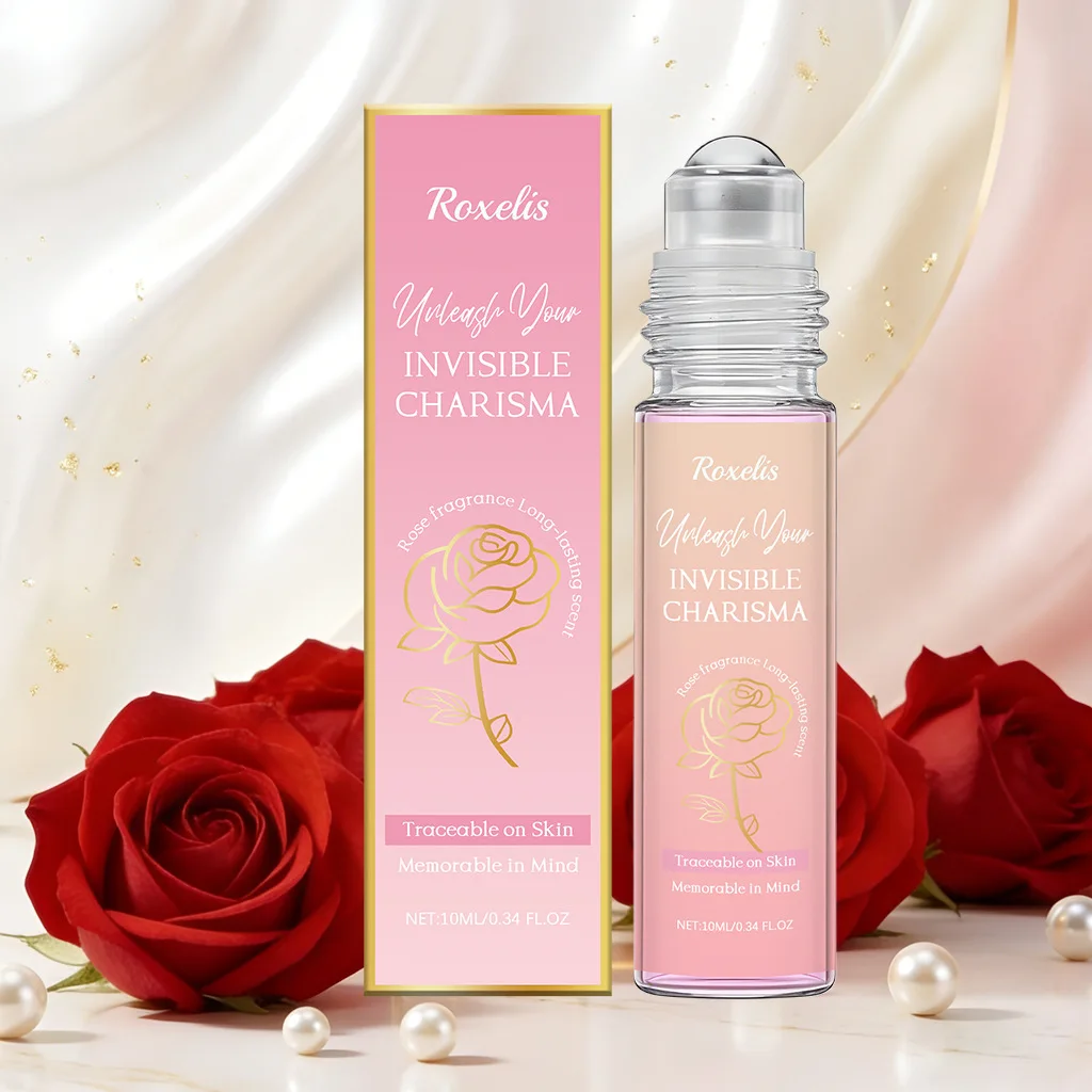 Rose Roll-On Fragrance - Light convenient to carry long-lasting scent fresh and natural fragrance suitable for daily commuting