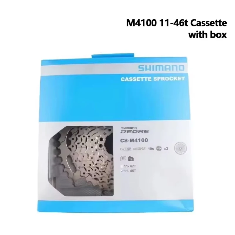 Shimano DEORE 10s CS-M4100 11-42T 11-46T 10 Speed Cassette For