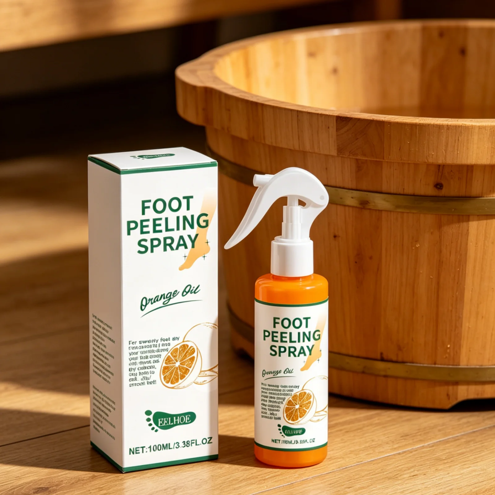 EELHOE Foot Peeling Spray Powerful Cleaning Deep Exfoliating Long Lasting Moisturizing Remove Dead Skin Smooth Foot Care Spray