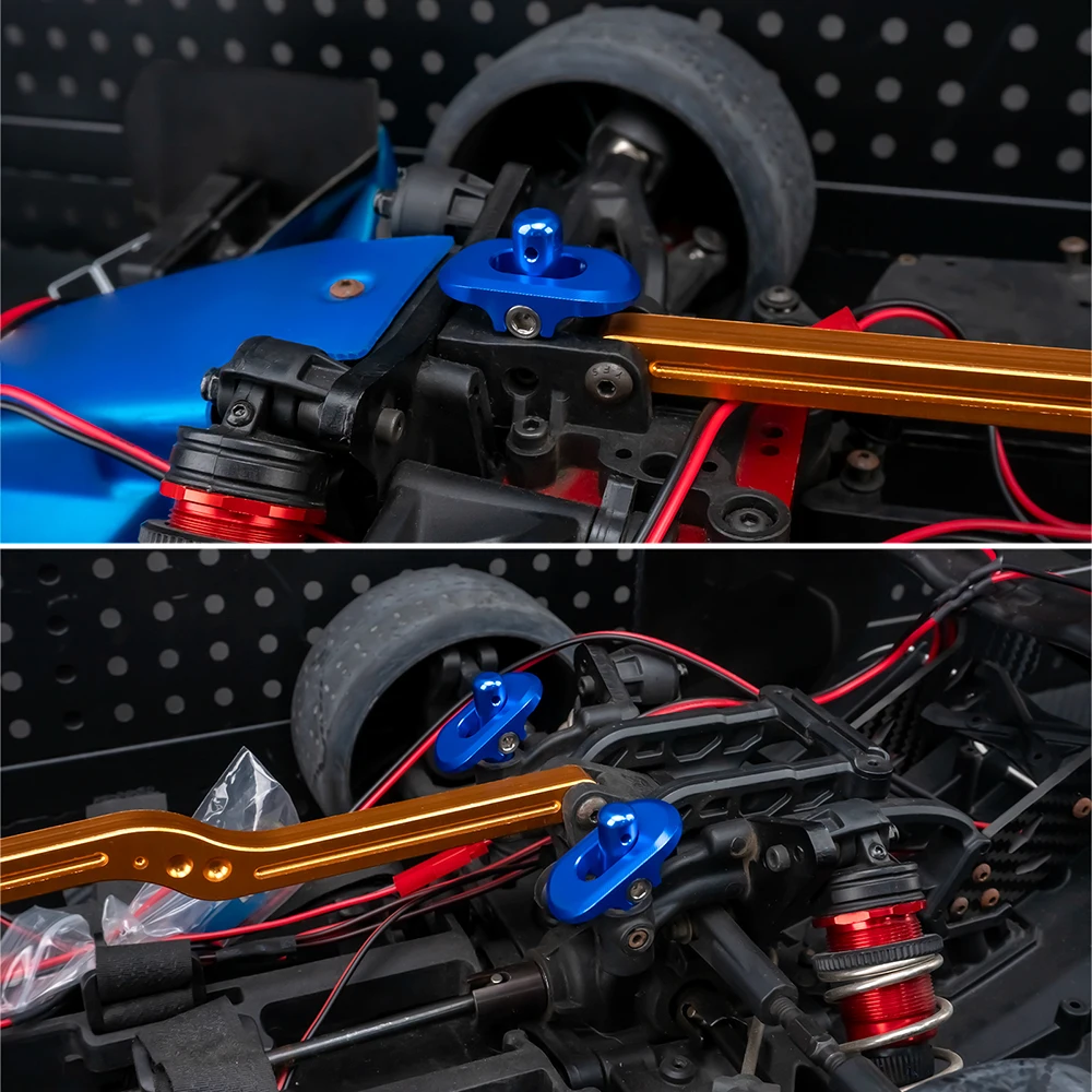 MIBIDAO Body Post Metal Professional RC Model Vehicle Accessories Spare Parts for 1/7 1/8 ARRMA RC Car Parts