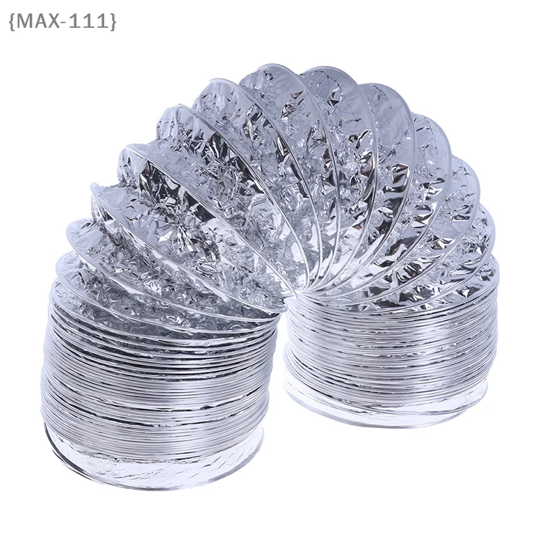 

Гибкий алюминиевый вентиляционный воздуховод Fe, 4 дюйма, 1,5 м, вытяжной шланг для вентилятора