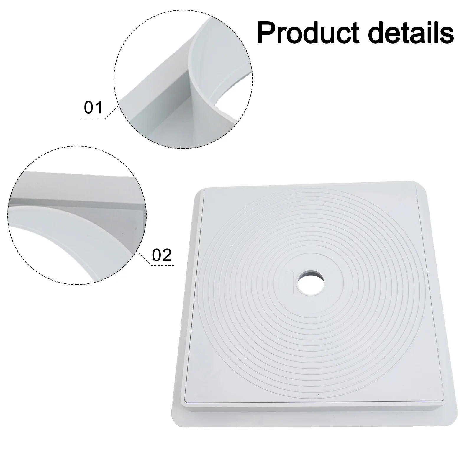 Easy To Install Brand New High Quality Extension Collar Top Cap 1 Set 25*21.5cm ABS For Hayward Medium Skimmer