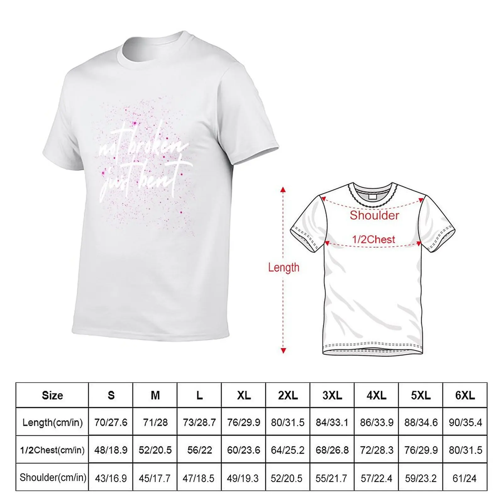 Not Broken, Just Bent T-Shirt anime tshirt man tshirt T-Shirt