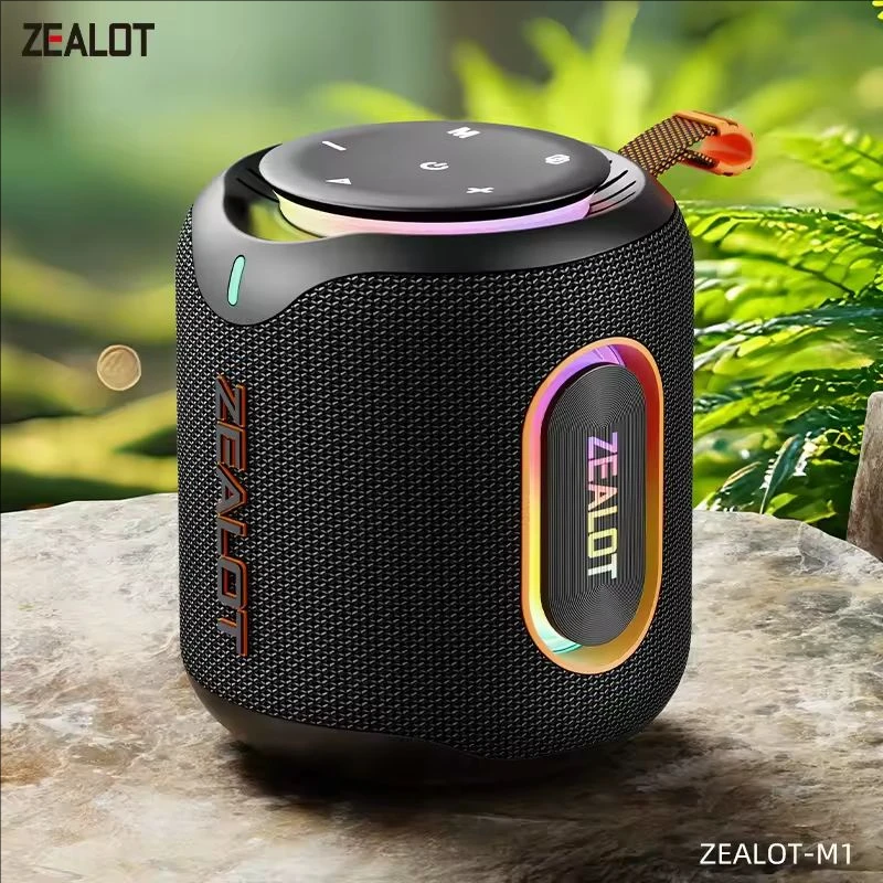 

M1 30W Wireless Speakers,RGB Light 30 Hours Playtime Waterproof IPX 6 Wireless Speaker Dual Pairing, 6000mAh Battery
