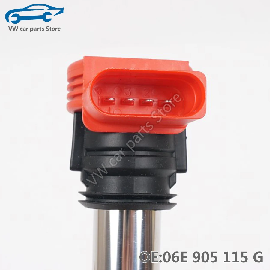 06E905115G 4PCS Ignition Coil Enhanced Edition For Audi Q5 A3 A4 A5 A6 R8 A7 TT VW Passat CC B7 Sciricco Tiguan 06E 905 115 G=E