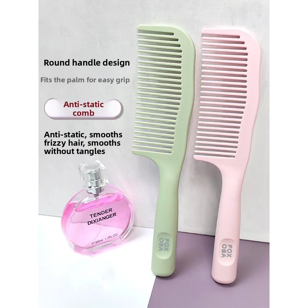 

Anti-Static Plastic Hair Comb for Women Long Hair Tail Comb Household Use Not Damaging Hair Medium Fine Teeth Hair Comb