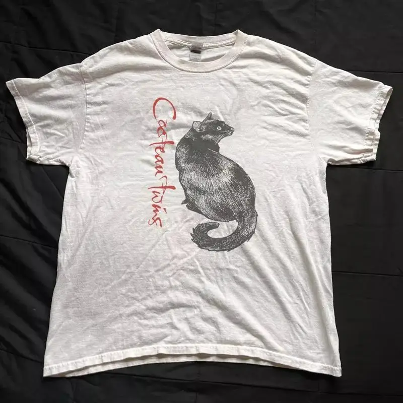 

Cocteau Twins Band White T shirt Souvenirs Fans s Reprint VN5202