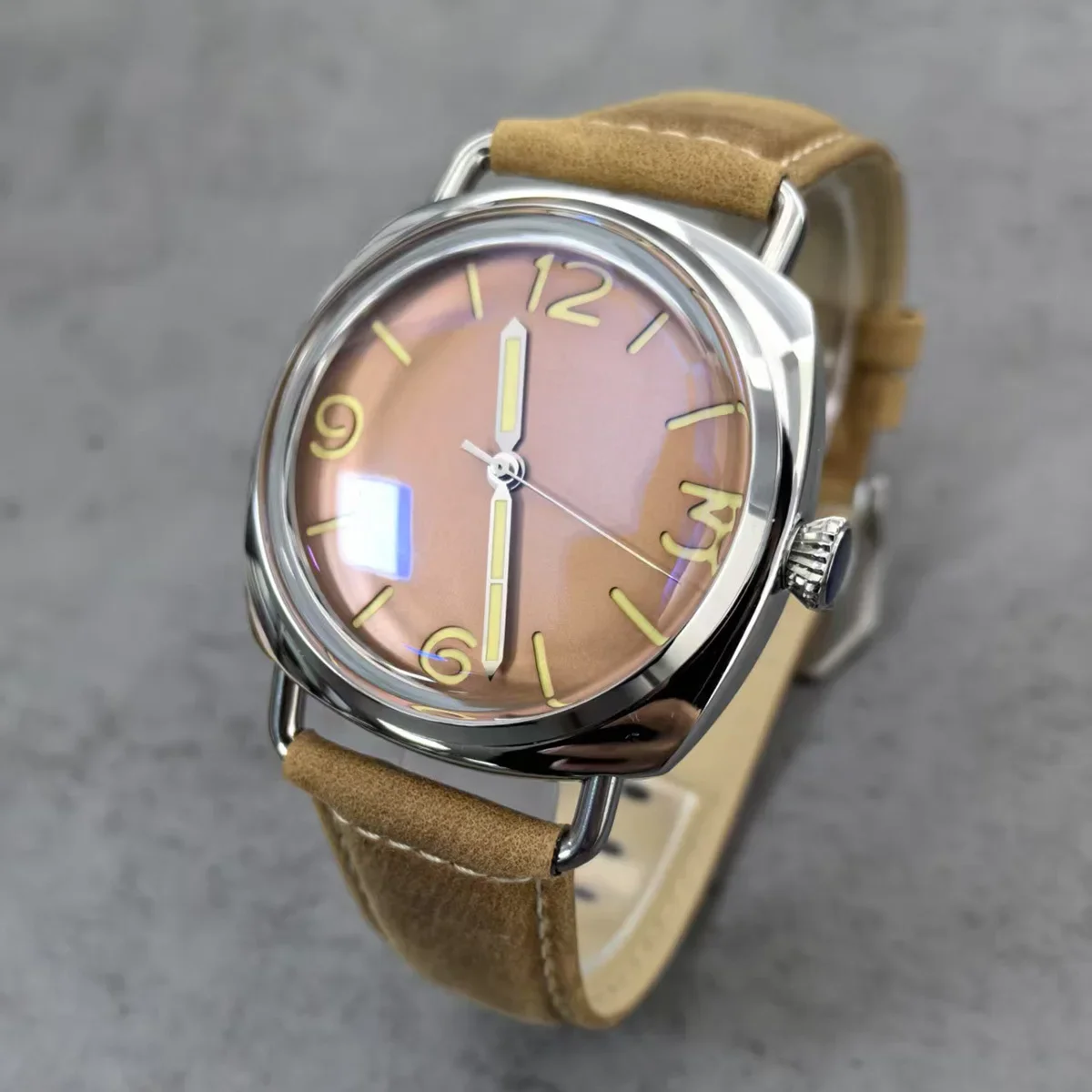 ريترو سويب ثانية كوارتز ساعة عسكرية VH31 حركة خمر مقاوم للماء ساعة مضيئة قوية للرجال