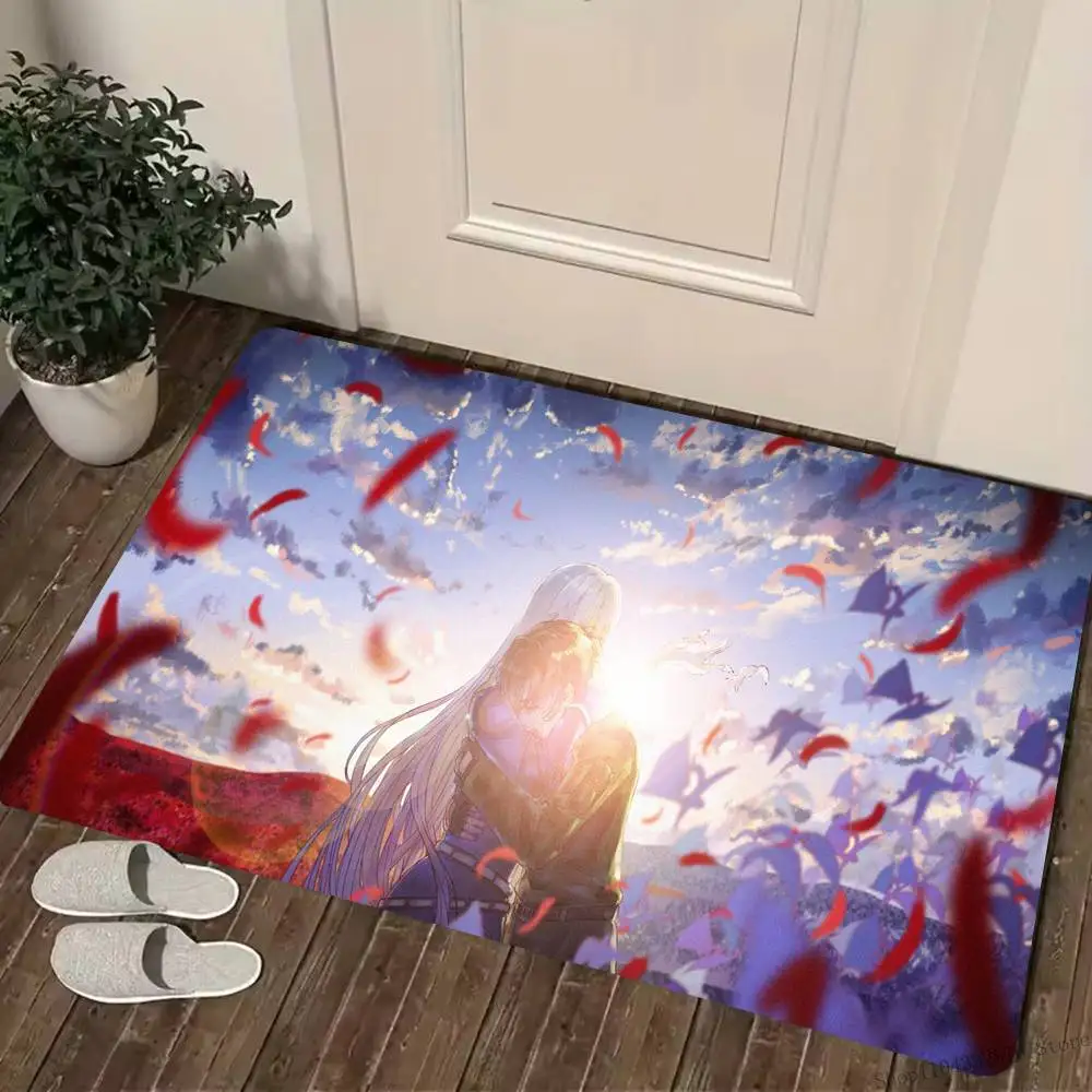 Light Novel 86- Eighty Six Floor Mat Doormats Home Carpet Foot Bathroom Absorbent Anti-Slip Home Decor