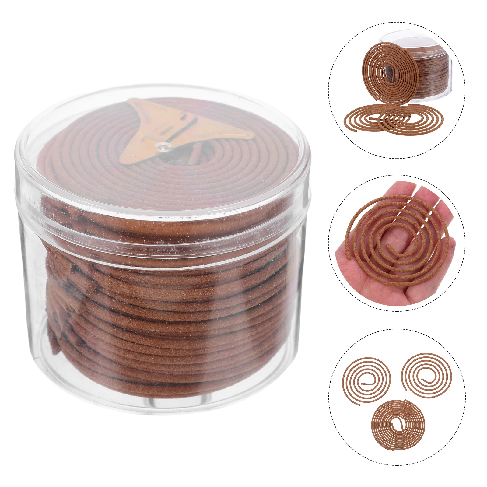 

Natural Spiral Sandalwood Incense Coils Healthy Aromatherapy for Bedroom Office Fresh Air Soothing Spiral Incense