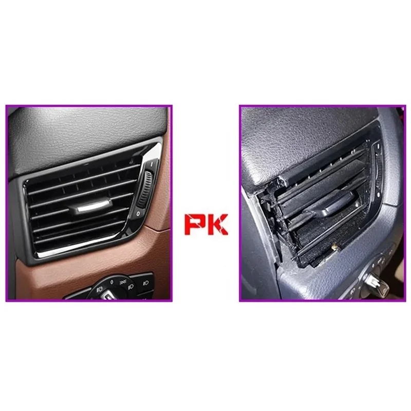 AT21-Dashboard Left Side AC Vent Outlet Grille Cover Assembly For BMW X1 E84 2010-2015 Air Conditioning Accessories