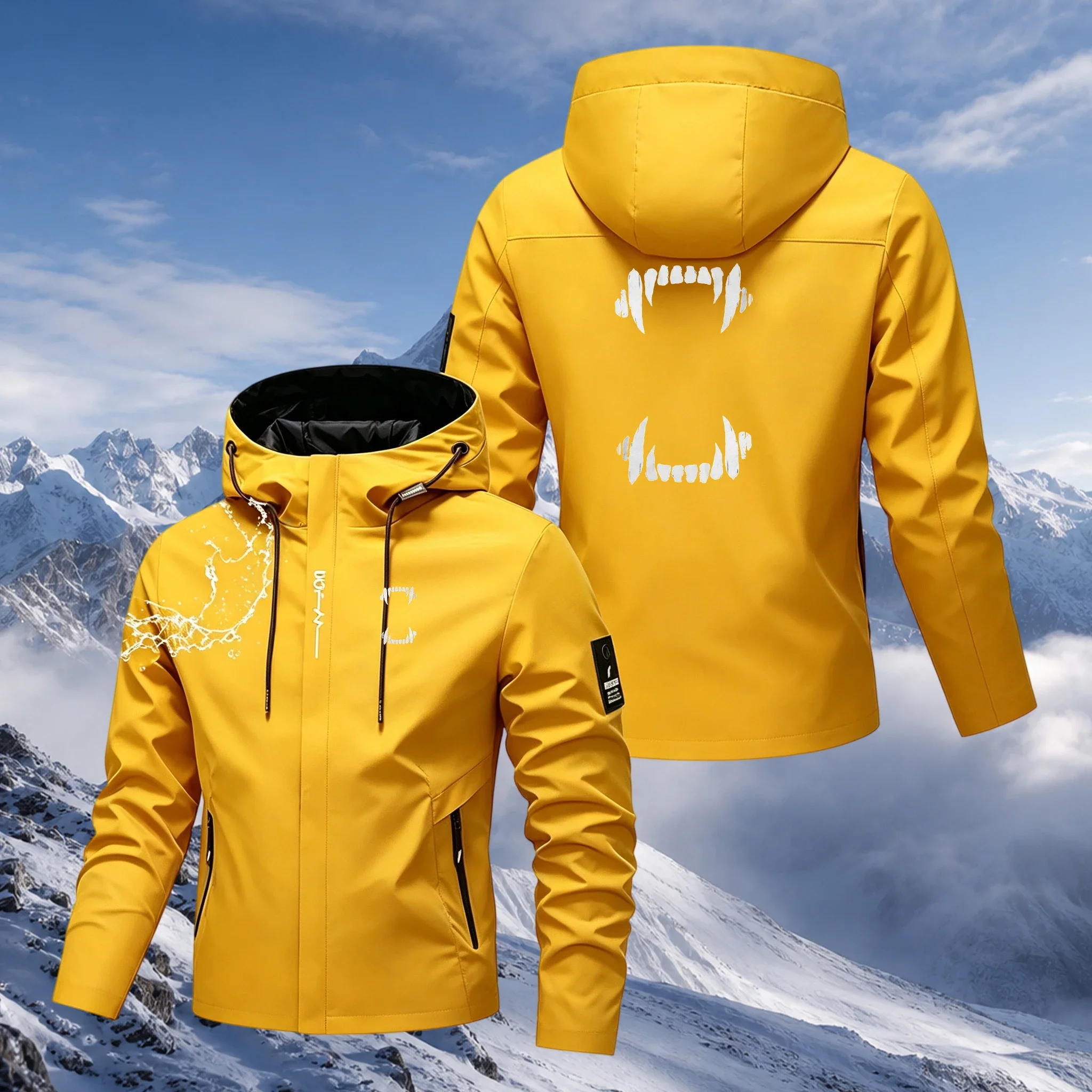 2026 New Aston Martin Team Windproof and Waterproof Hooded Jacket - Men's Premium Outdoor Racing Outerwear