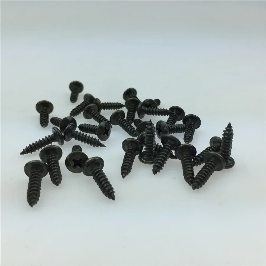 Motorcycle electric car plastic mounting screws self-tapping screws 4.8X16MM snaps iron clip 100 screws