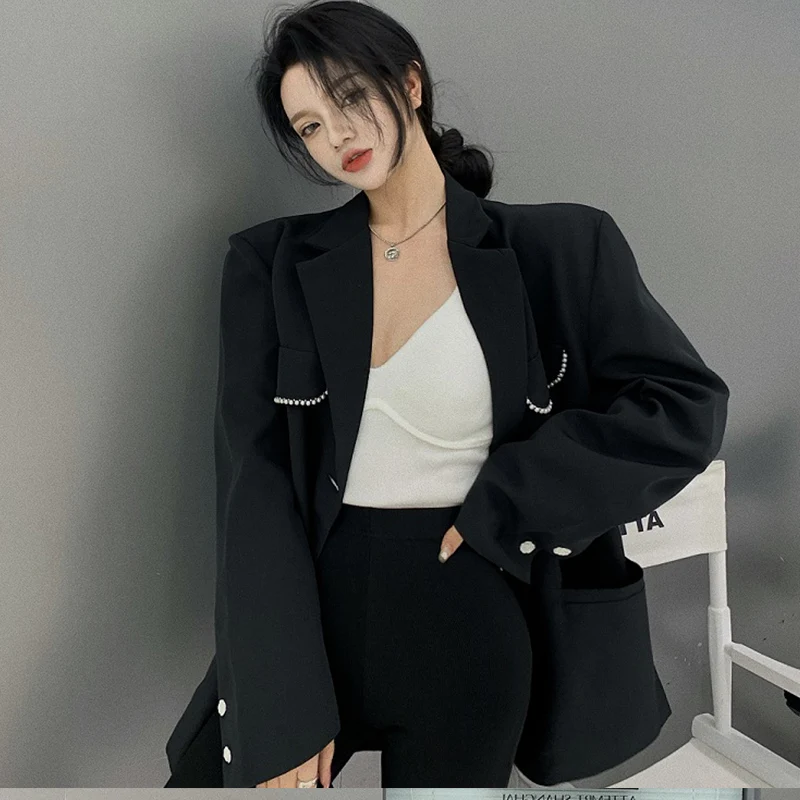 

Plus Size Women’s Fashion, Stylish and Temperament Slimming Small Suit Jacket for Plump Ladies Female Office Lady High Quality