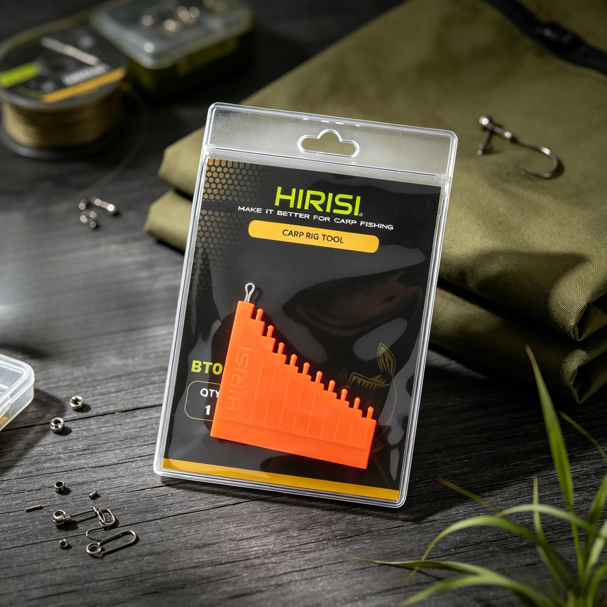 2026 HIRISI Carp Fishing Hook Knotting Tool, Convenient Hook Tier for Hair Rig & Hook Link Making Terminal Tackle Accessories