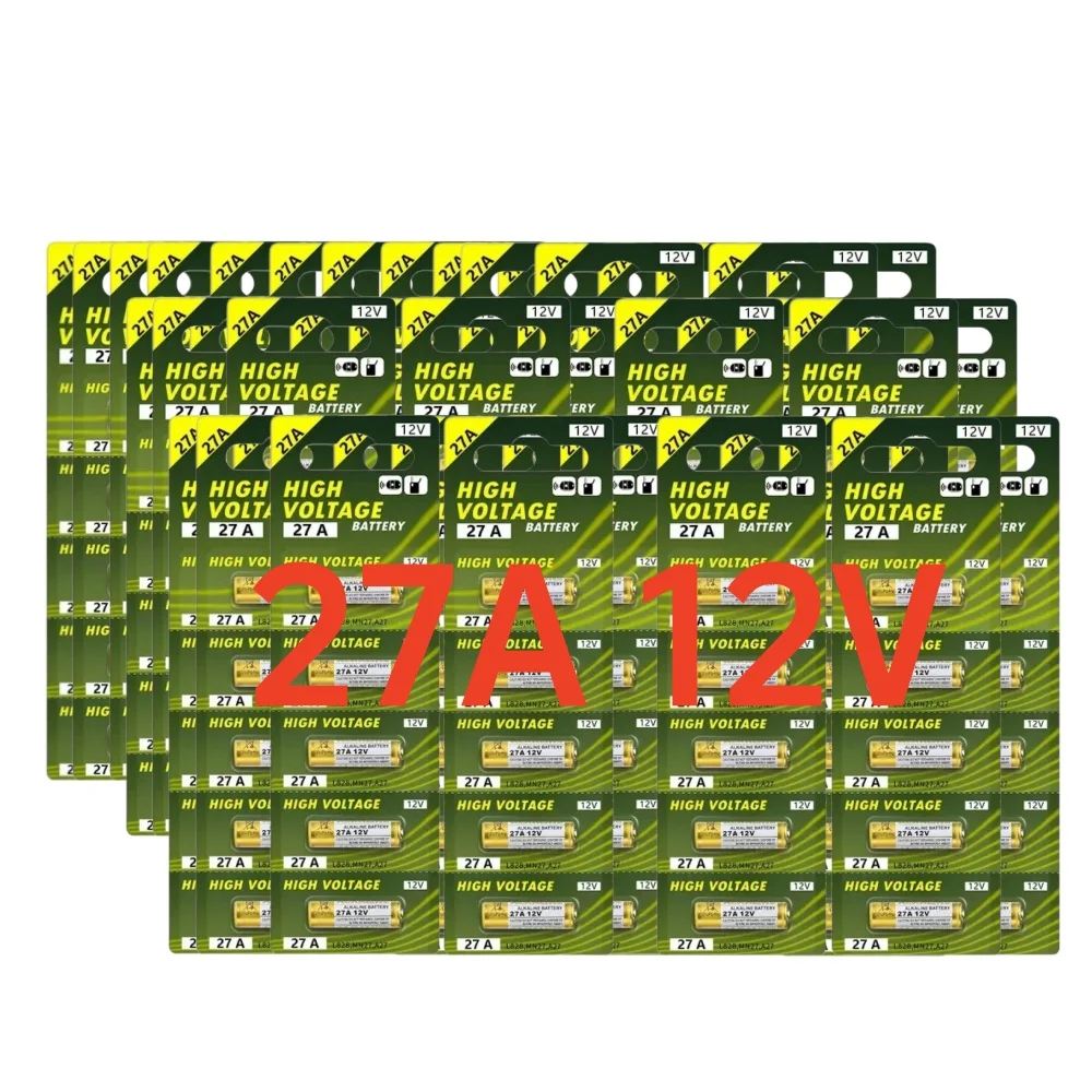 

12V A27 27A Alkaline Battery G27A MN27 MS27 GP27A L828 V27GA ALK27A A27BP K27A VR27 R27A For Doorbell Remote Control Toy