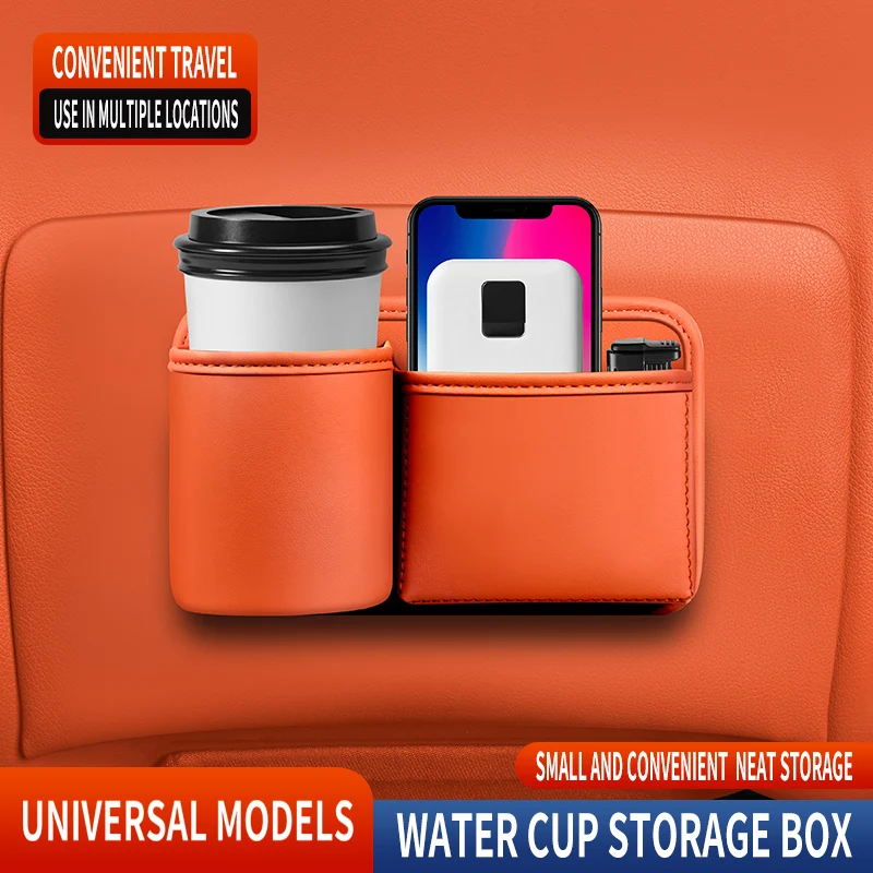 

Многофункциональная сумка-органайзер для автомобильного сиденья, подстаканник, кожаная сумка для хранения, мешок для мусора, подходит для большинства моделей автомобилей.