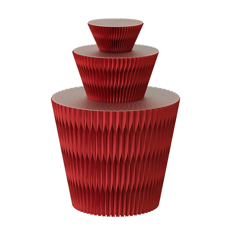 

Product display stand High and low mid-island display stand, window water table clothing store floor, round decoration