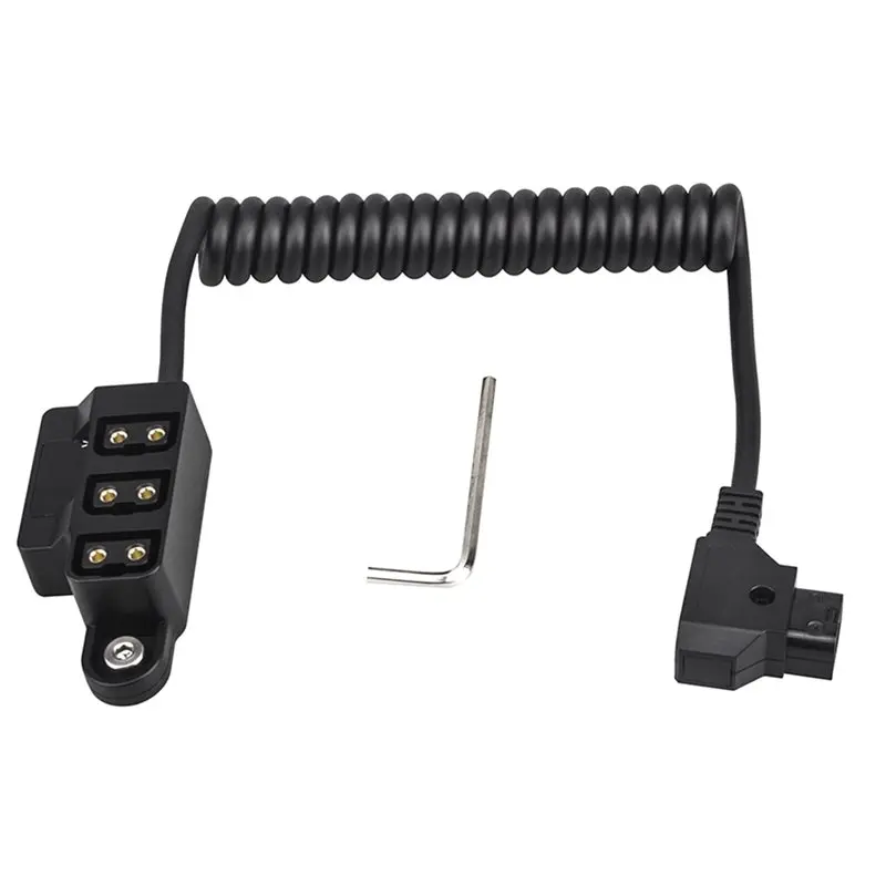 AT41 Rotatable D-Tap Splitter Cable Dummy Battery For V-Mount V-Type Battery Power Supply Conversion Line Camera Power Bank