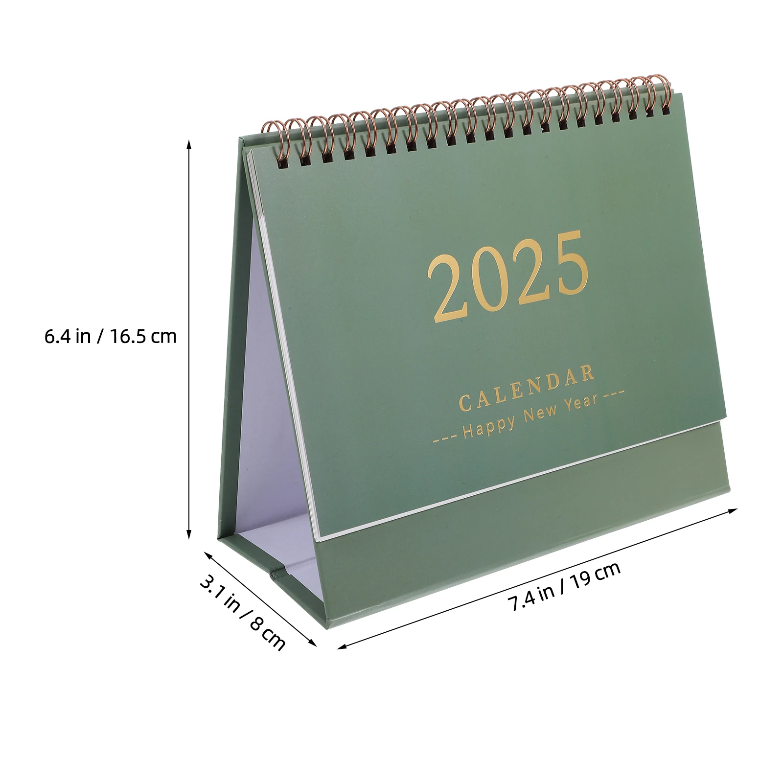 2025 Desk Calendar Office Supply Daily Use Mini Decorative Month Table Decorations Delicate Standing Desktop