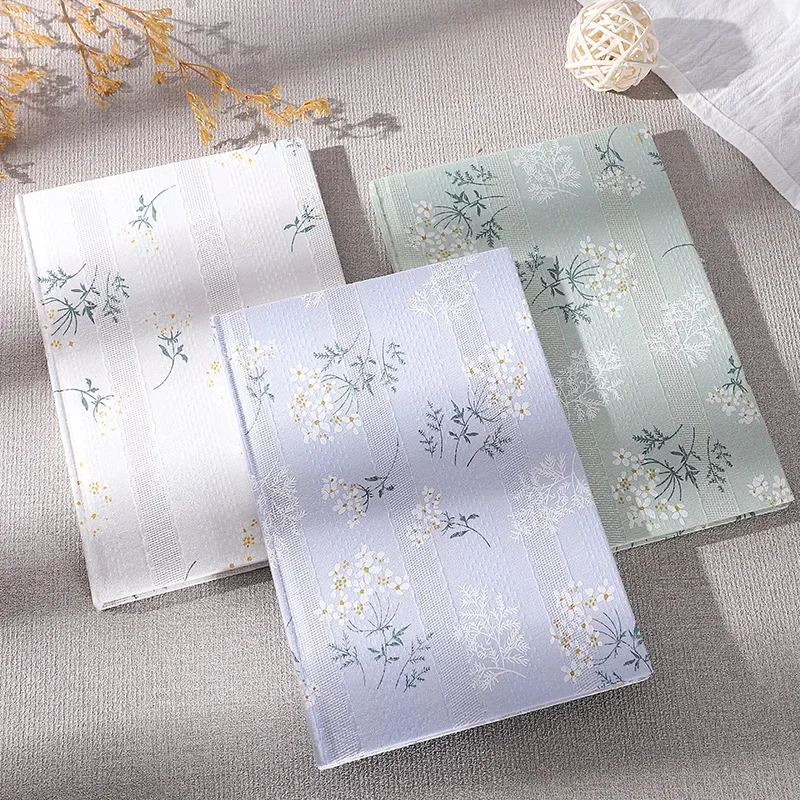 1pc High Quality Notebook Flower and Tree Ledger Book Cloth Printed Notepad Student Diary Hardfaced Super Thick Diary Journaling