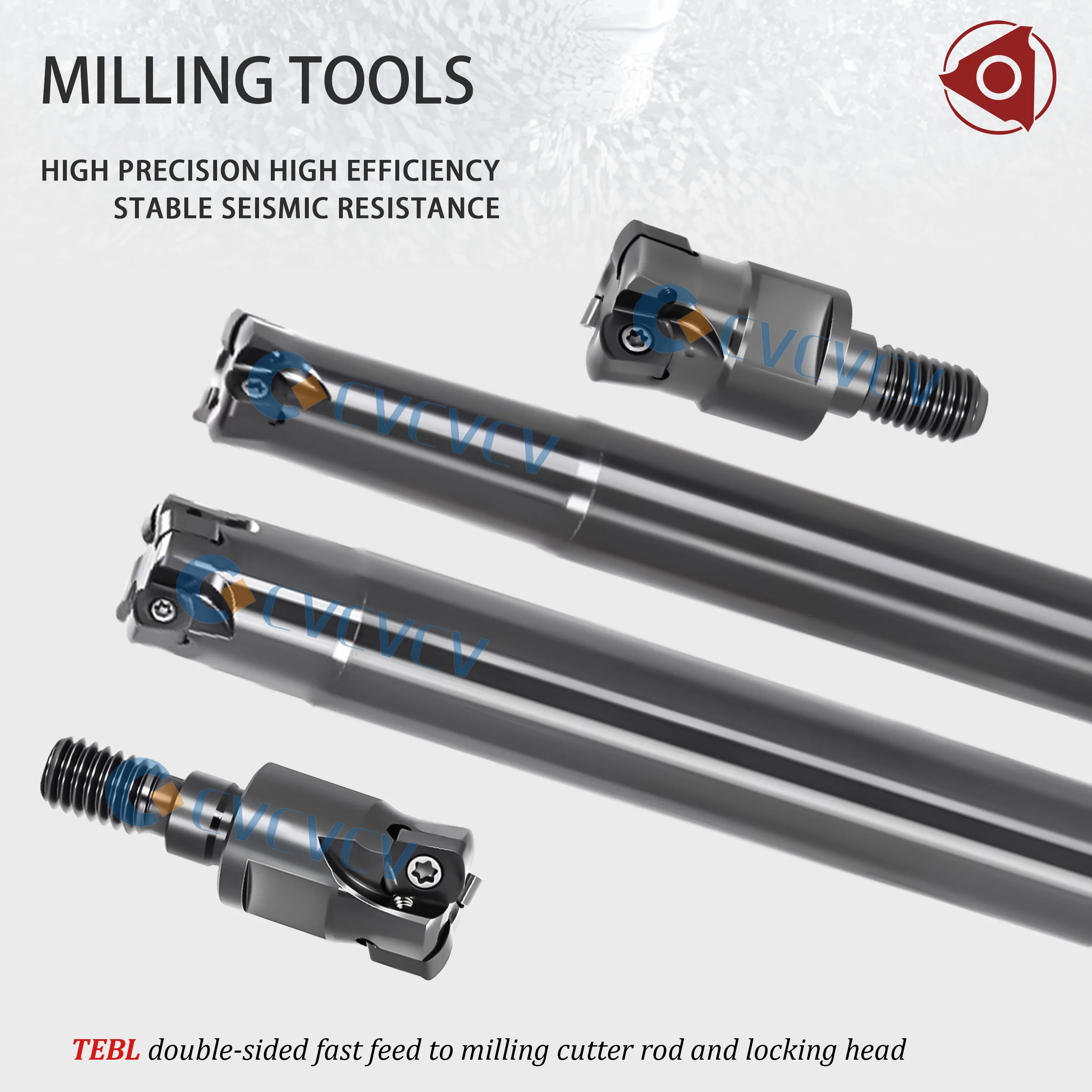 High-Quality TEBL/TEMBL Fast Feed Double-Sided Milling Cutter Lock Tooth Head BLMP0603R Milling Cutter Inserts Carbide Inserts