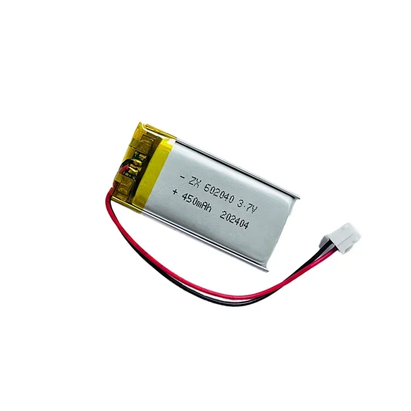 602040 3.7V 450mAh Lithium Polymer li-ion Rechargeable Battery For GPS MP3 MP4 MP5 Car DVR Tachograph headphone li ion cell