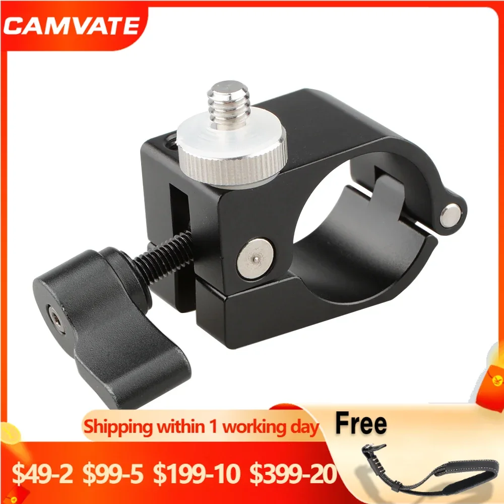 CAMVATE Standard Aluminum Single Ersatzteil 25mm Rod Clamp Wiith 1/4