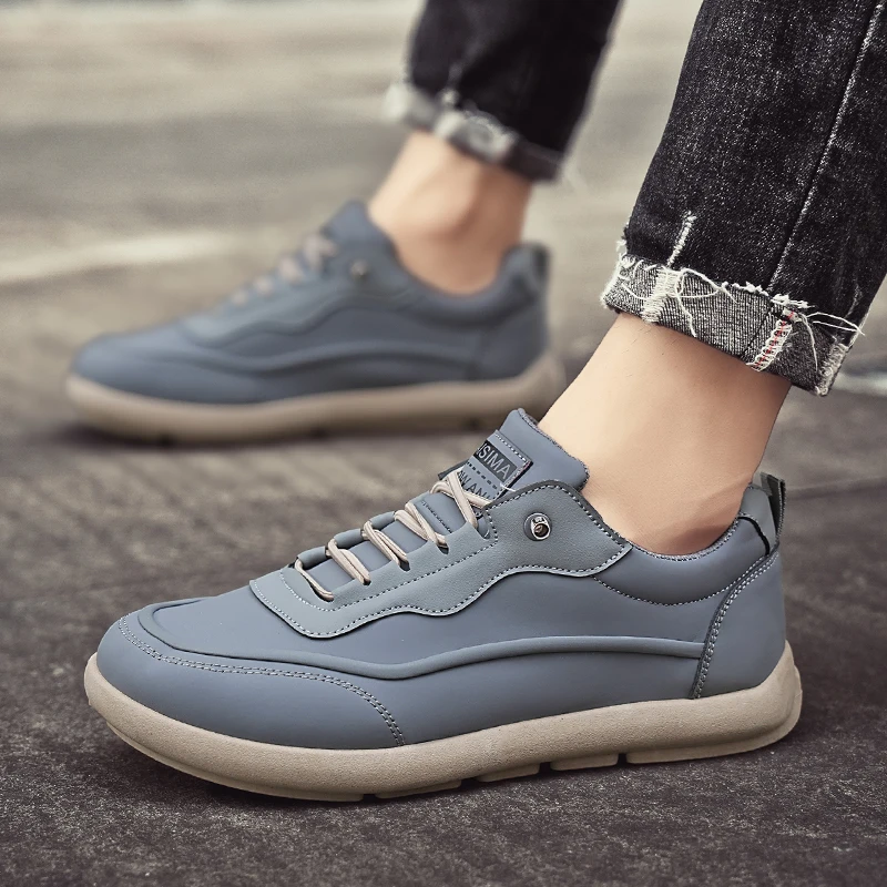 

MAEDEF Loafers Shoes for Men Lightweight Fashion Leisure Walking Shoes Flats Bottom Sports Vulcanized Shoes Men's Sneakers