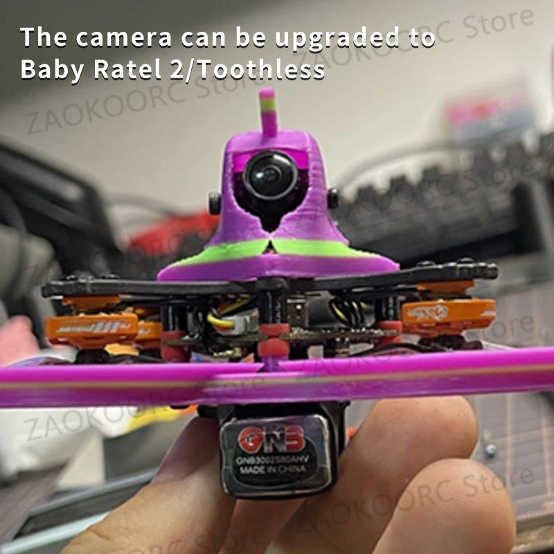 ACK75 Attacking Chicken FPV Frame KIT Transform Mobula6 Mobula7 Modify 1S/2S/O3 For RC FPV Tiny Whoop DIY