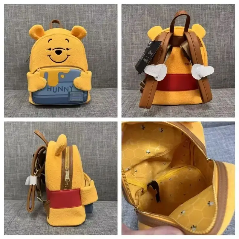 กระเป๋าเป้สะพายหลังลายการ์ตูนดิสนีย์ สติทช์ หมีพูห์ ลายปักมาร์เวล น่ารัก สไตล์ลำลอง ใช้ได้ทั้งสะพายหลังและสะพายข้าง เหมาะสำหรับเด็ก เป็นของขวัญ