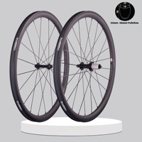 CSC 700C Racing Road bike carbon wheels 38mm Clincher tubeless T800 Toray Carbon Fiber 25mm width Carbon wheelset V Brake