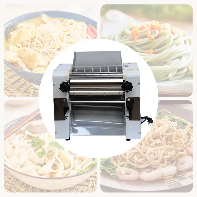 

Stainless Steel Desktop Pasta Commercial Kneading Dumpling Maker Electric Dough Roller Noodle Press Machine