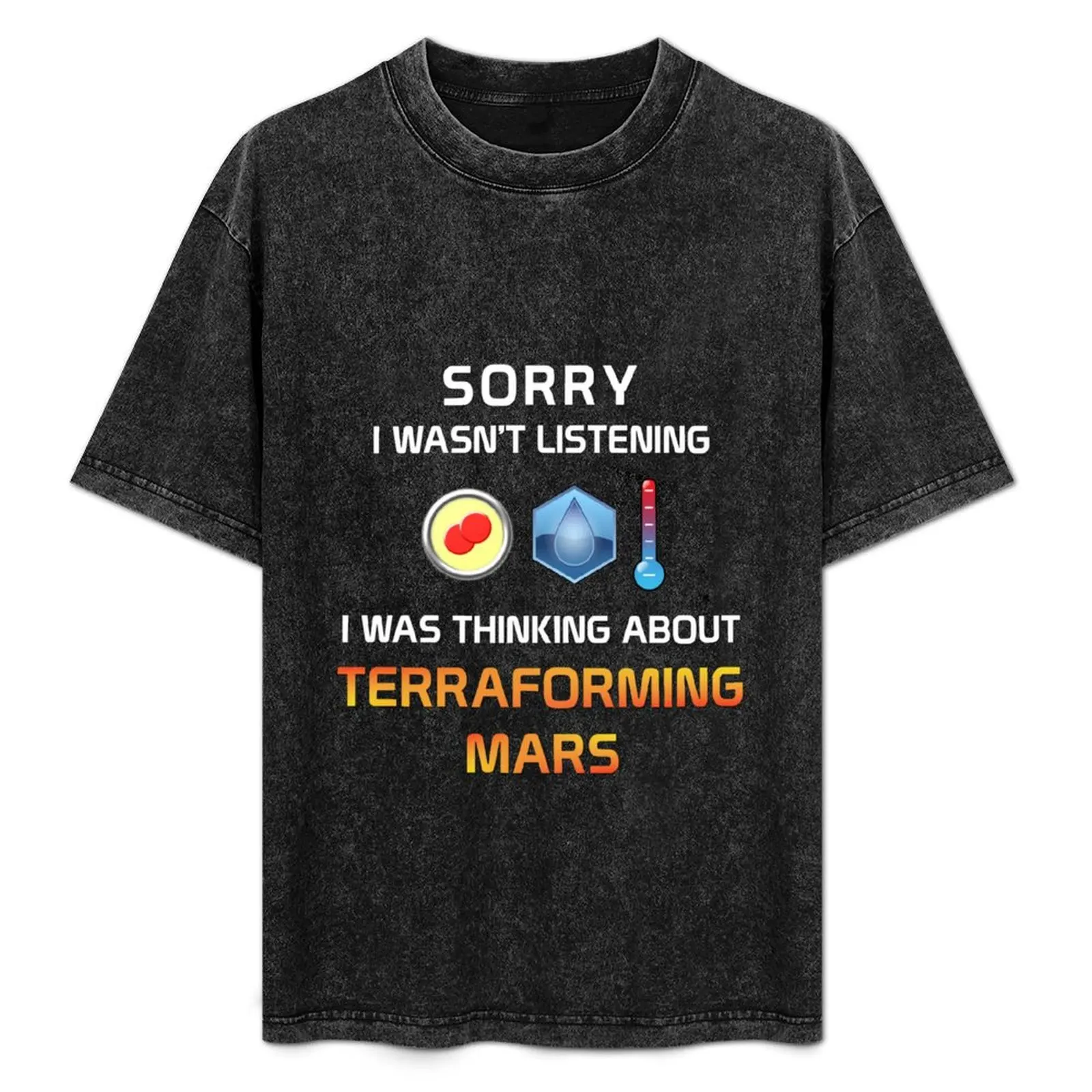 

Focused Terraforming Mars Player T-Shirt animal prinfor boys anime sublime mens designer clothes