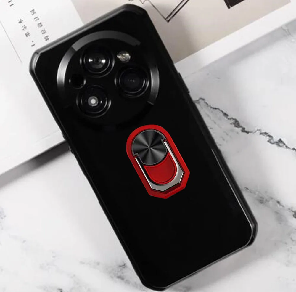 For Oukitel WP39 WP35 OukitelWP35 Back Finger Ring Soft TPU Silicone Case OukitelWP39 2024 Bracket Phone Cover