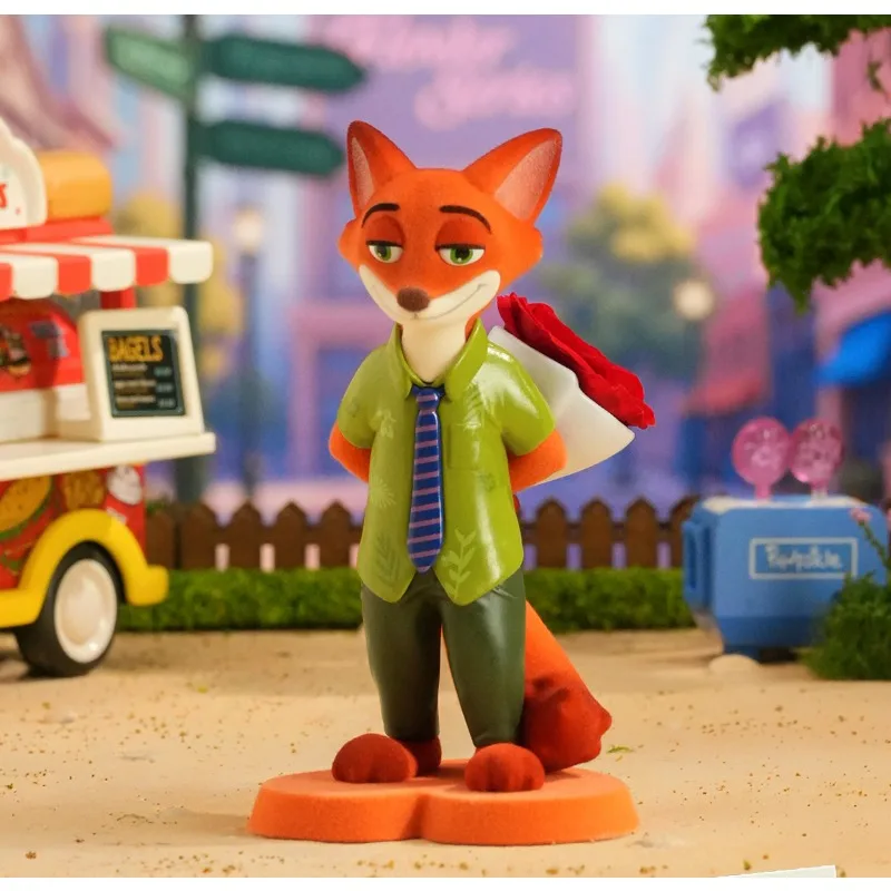 11ซม. ซูโทเปีย ฟลาวเวอร์ เวิลด์ จูดี้ นิค เบนจามิน แฟลช ของสะสมในกล่องสุ่ม พรีเมียม ของตกแต่งโต๊ะทำงาน ของขวัญคริสต์มาส วันเกิด สำหรับแฟนๆ