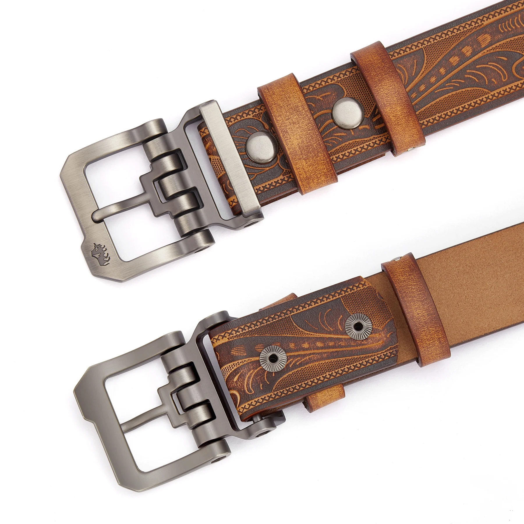 Bagressions DENIM-Ceinture en cuir véritable pour hommes, vintage, haute qualité, sangle de taille, marque de luxe, broche, environnement pour jeans
