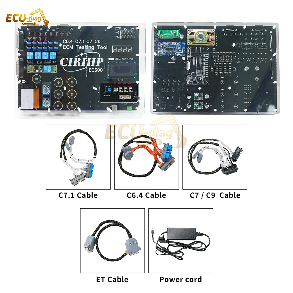 EC500 ECM Testing Tool Bench for CAT C6.4 C7.1 C7 C9 C4.4 C6.6 C4.2 Diagnostic Tester for 374-2640 331-7539 378-7932