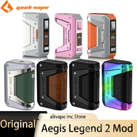 Original Geekvape Aegis Legend 2 MOD 200W L200 Box MOD Vape 1.08-inch Full Screen Electronic Cigarette Vaporizer (In Stock)