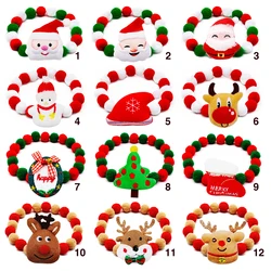 12pcs Dog Collar Christmas Dog Necklace Bowties For Small-large Dogs Bowties Christmas Dog Grooming Pet Accessories S/M/L/XL