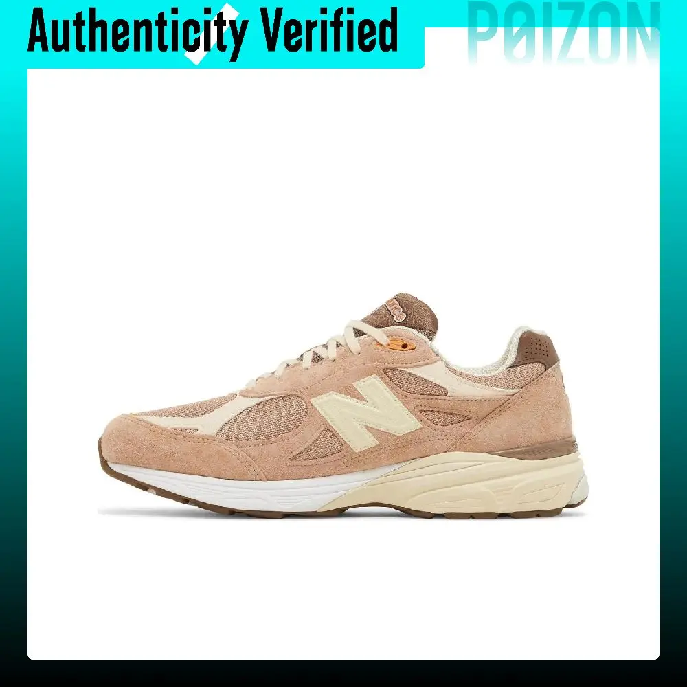 SIZE X New Balance NB 990 V3 Casual Shoes Unisex Low Top Beige/Umber M990SZ3