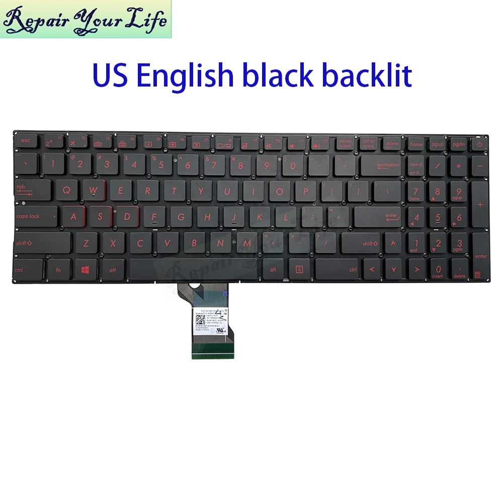 Us Ru Backlit Keybo… - image